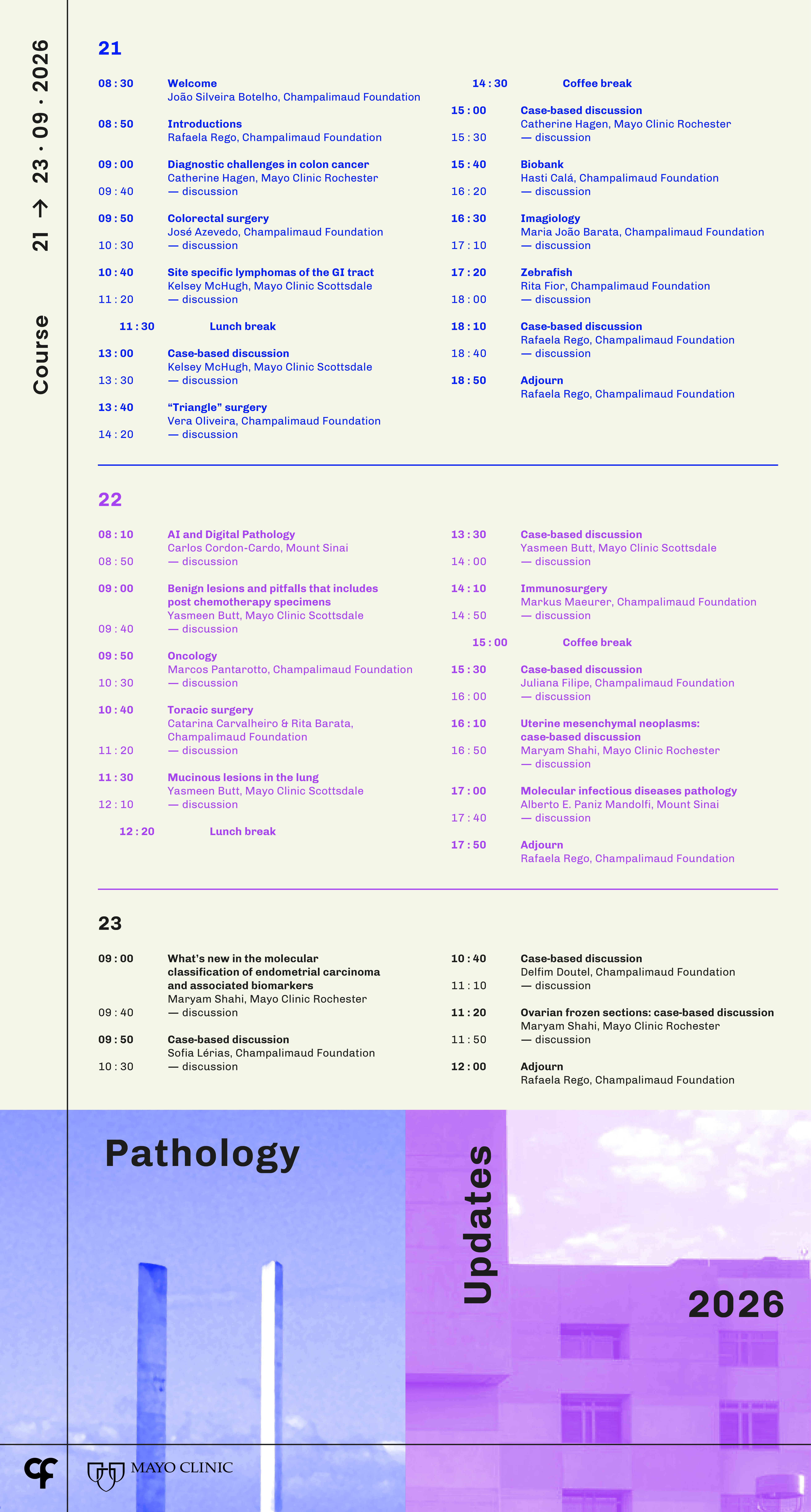 Pathology Updates 2026 Programme