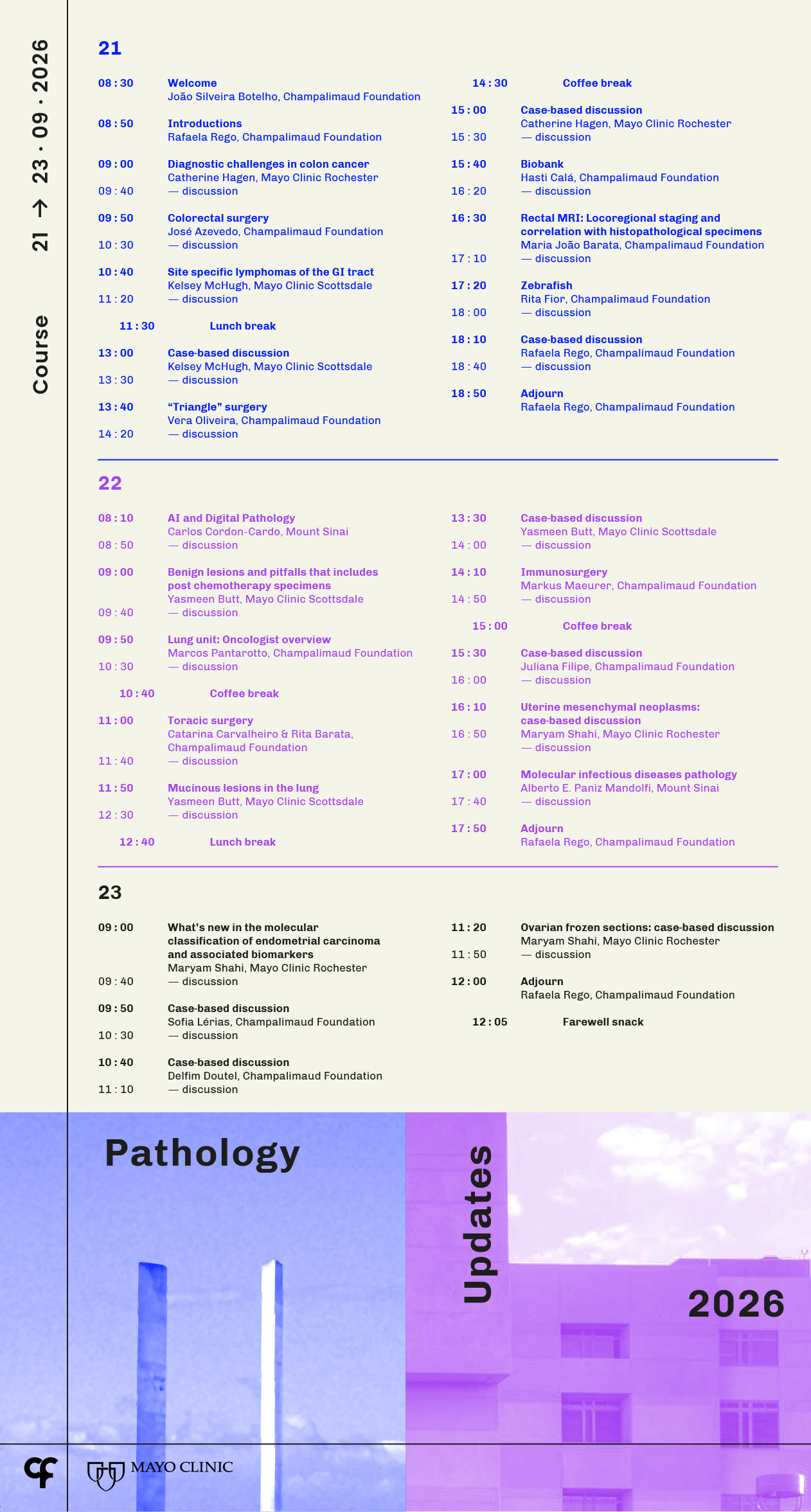 Pathology Updates 2026 Programme