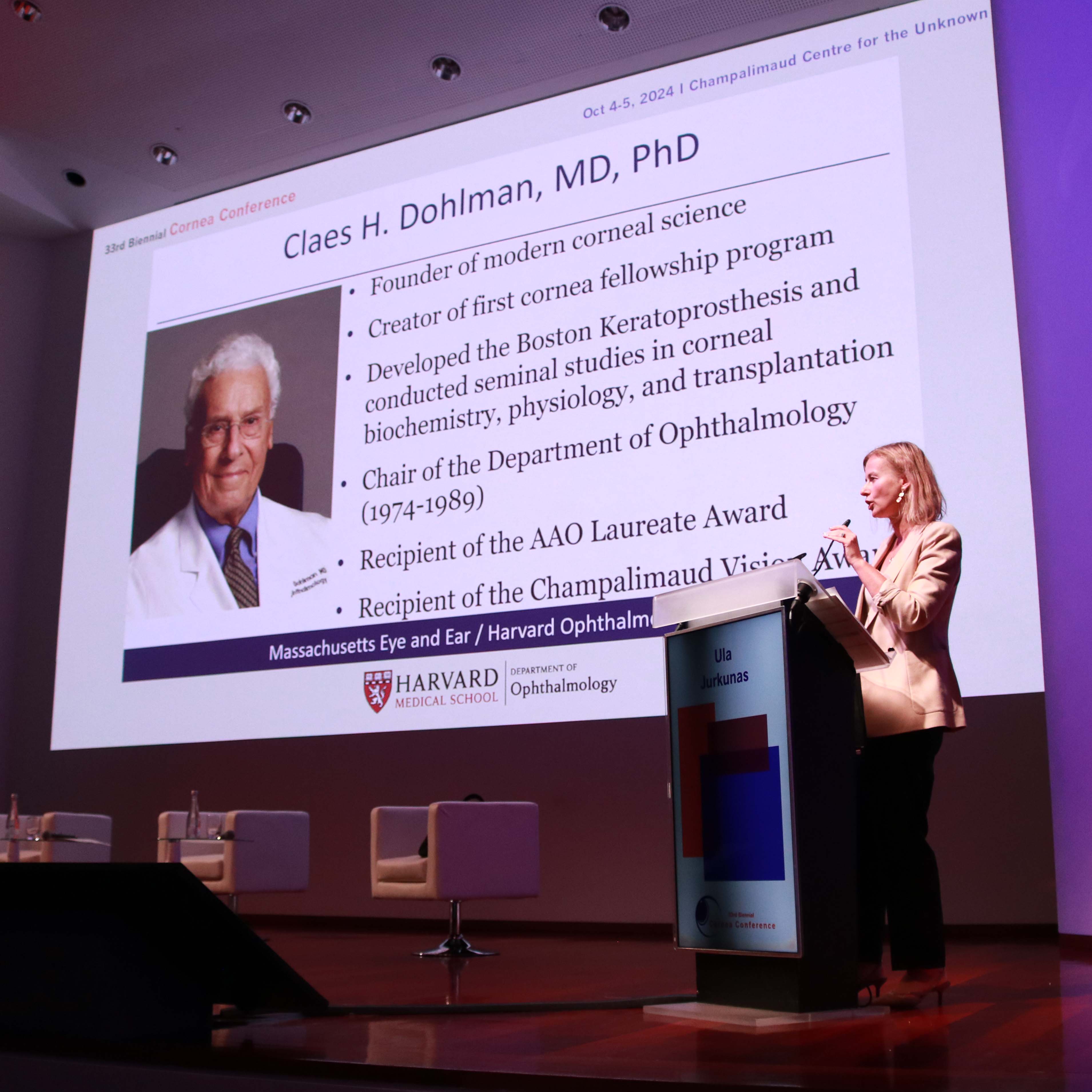 Harvard 33rd Biennial Cornea Conference, held in Lisbon for the first time